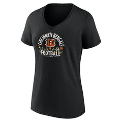 Cincinnati Bengals Joe Burrow  Women's Floral Name & Number V-Neck T-Shirt | NFL Online
