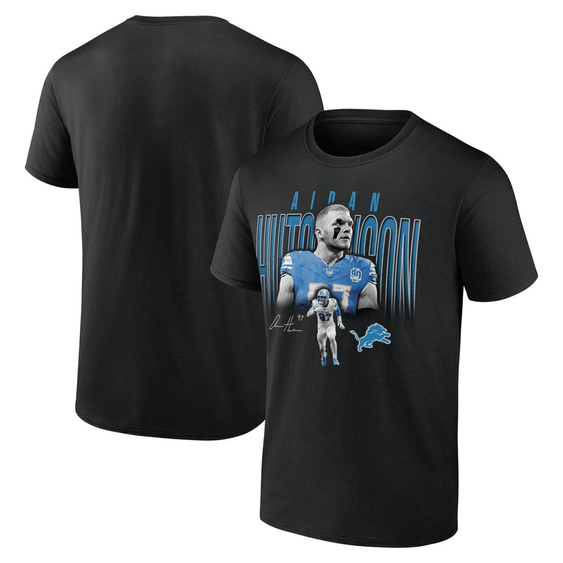 Detroit Lions Aidan Hutchinson  Humble Shadow Player T-Shirt | NFL Sale