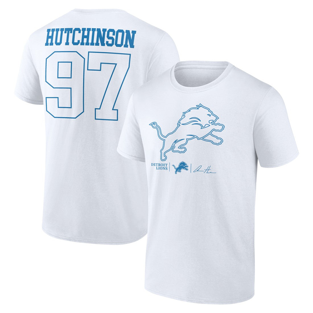 Detroit Lions Aidan Hutchinson  Tonal Name & Number T-Shirt | NFL Near me