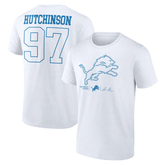 Detroit Lions Aidan Hutchinson  Tonal Name & Number T-Shirt | NFL Near me