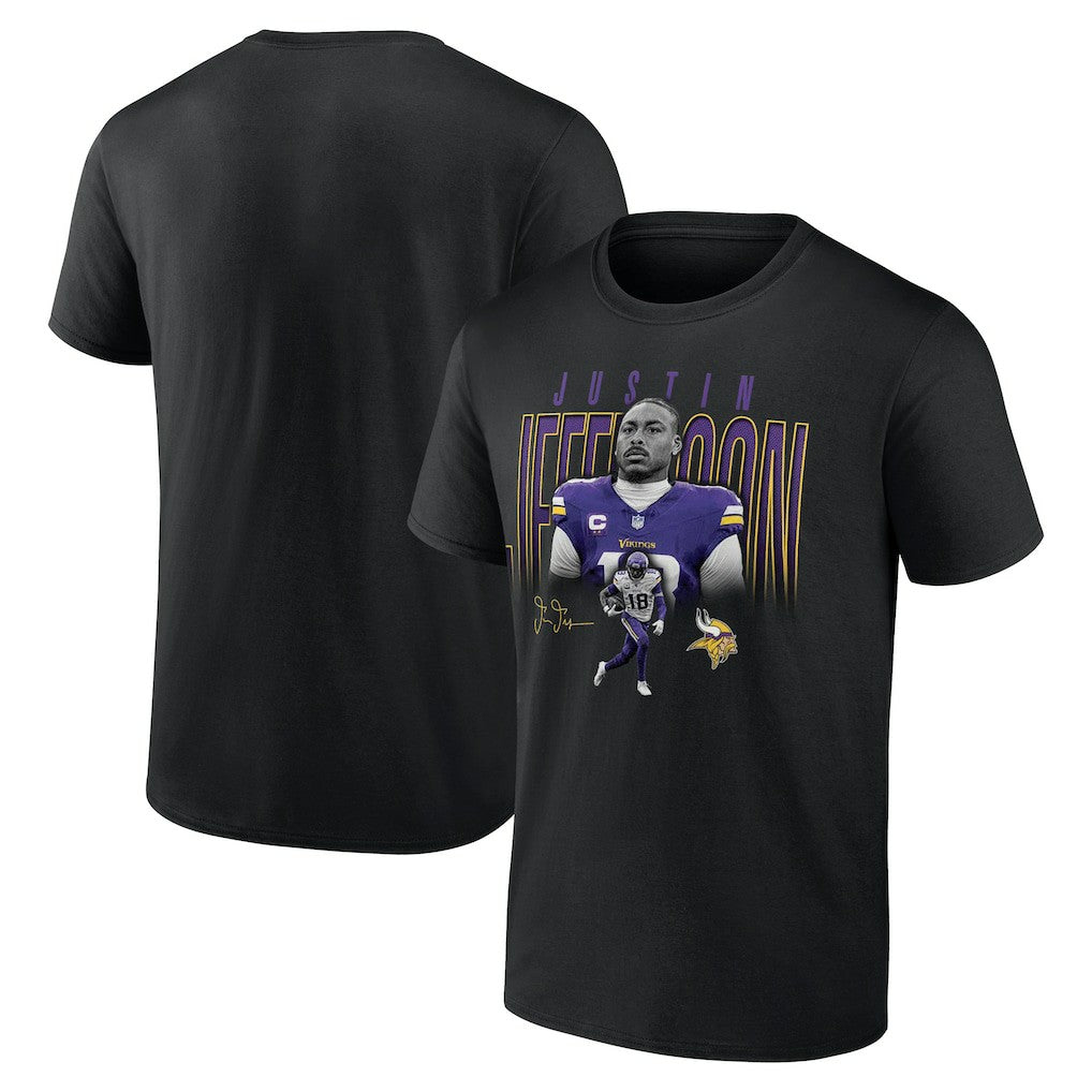 Minnesota Vikings Justin Jefferson  Humble Shadow Player T-Shirt | NFL New