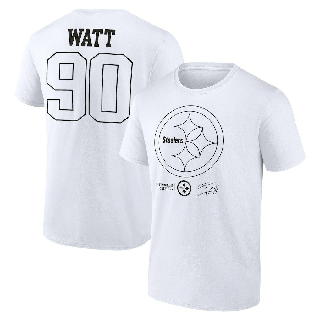 Pittsburgh Steelers T.J. Watt  Tonal Name & Number T-Shirt | NFL New