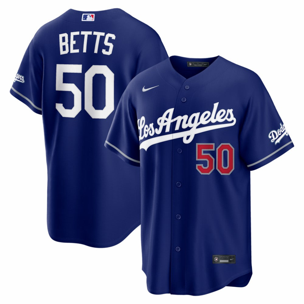 Mookie Betts Los Angeles Dodgers Nike Alternate Stadium Jersey - MLB Jerseys