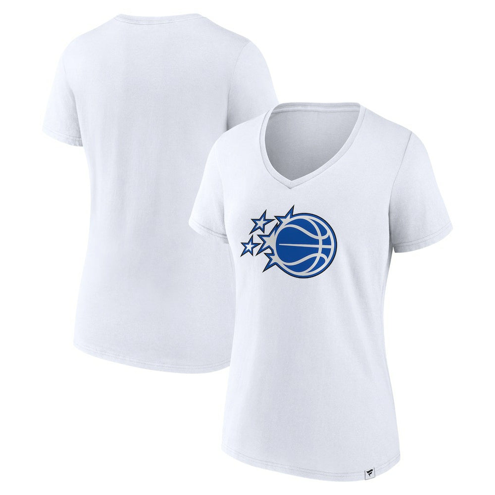 White Orlando Magic Women's Essential V-Neck T-Shirt | NBA