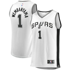 White Victor Wembanyama San Antonio Spurs Fast Break Replica Player Jersey | NBA