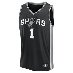 Black Victor Wembanyama San Antonio Spurs Youth Fast Break Replica Player Jersey | NBA