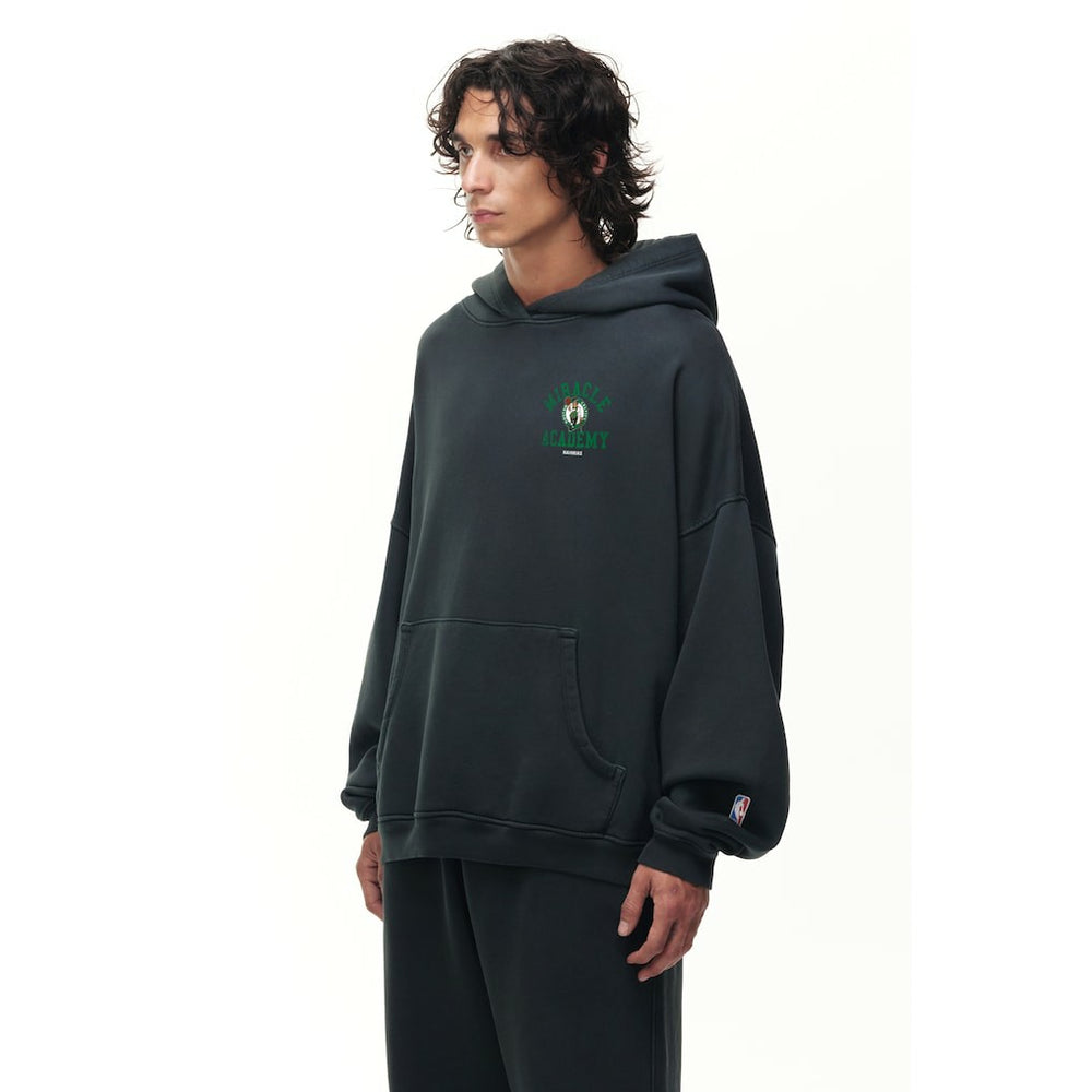 Heather Black Boston Celtics Unisex Miracle Academy x NBA Collection Vintage Sunfade Hoodie | NBA