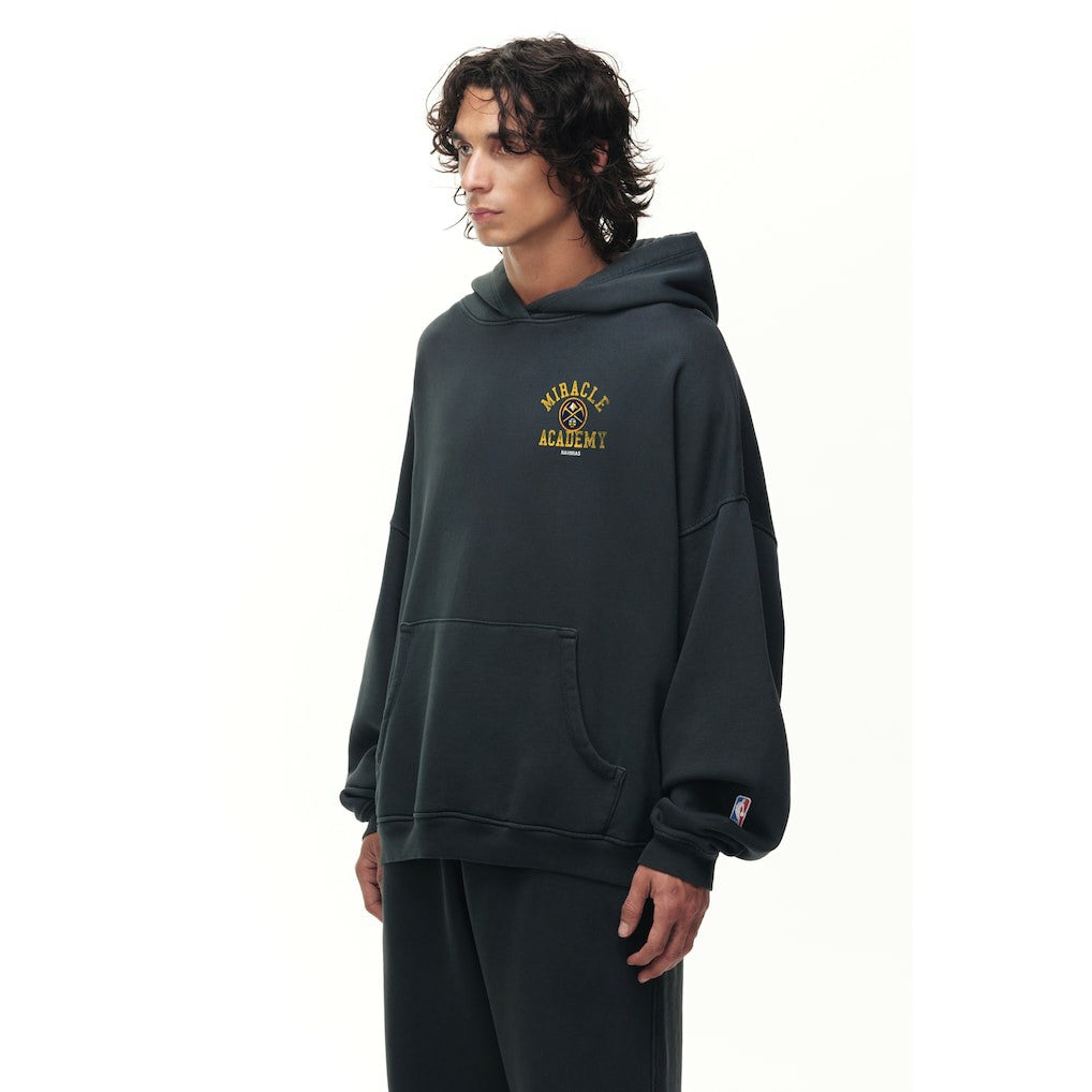 Heather Black Denver Nuggets Unisex Miracle Academy x NBA Collection Vintage Sunfade Hoodie sale | NBA