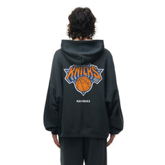 Heather Black New York Knicks Unisex Miracle Academy x NBA Collection Vintage Sunfade Hoodie | NBA