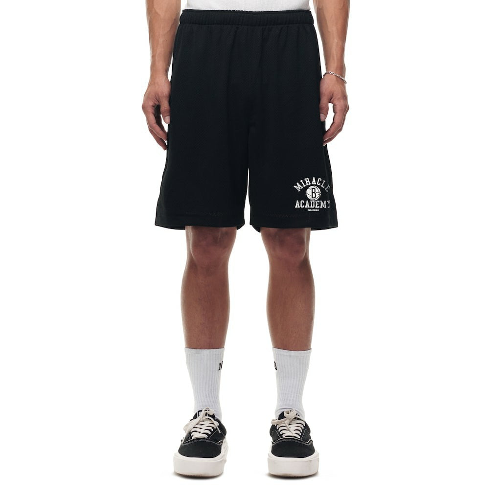 Black Brooklyn Nets Unisex Miracle Academy x NBA Collection Baggy Mesh P.E. Shorts | NBA