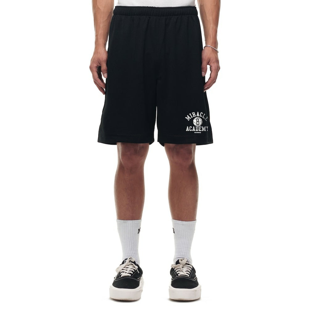 Black Brooklyn Nets Unisex Miracle Academy x NBA Collection Baggy Mesh P.E. Shorts | NBA