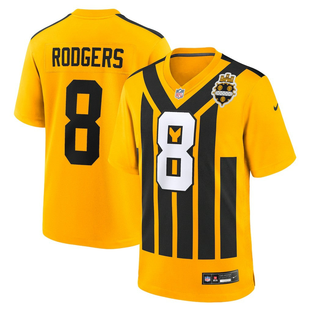 Pittsburgh Steelers Aaron Rodgers  Alternate 1933 Throwback Game Jersey | NFL Hot