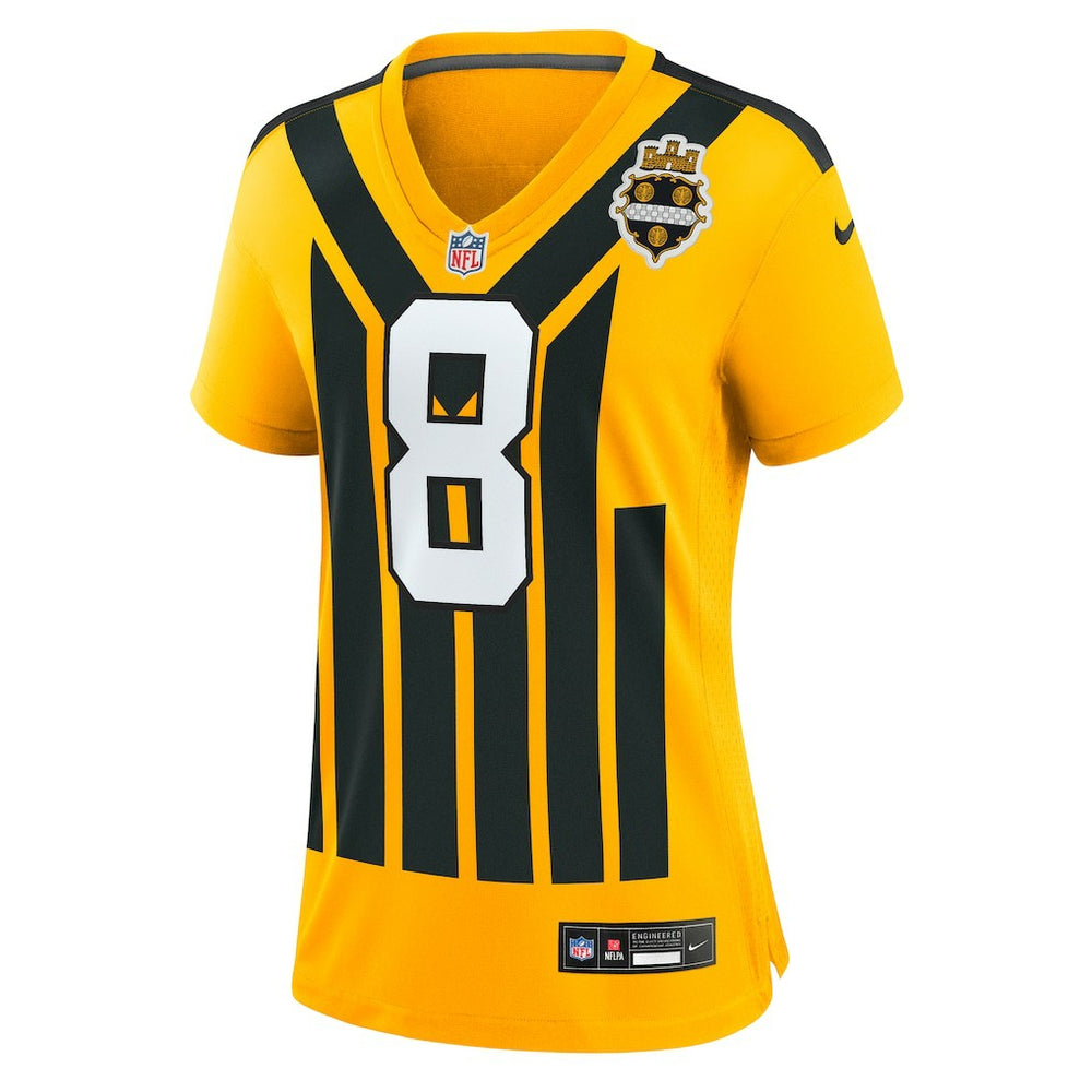 Pittsburgh Steelers Aaron Rodgers  Women's Alternate 1933 Throwback Game Jersey | NFL Discount