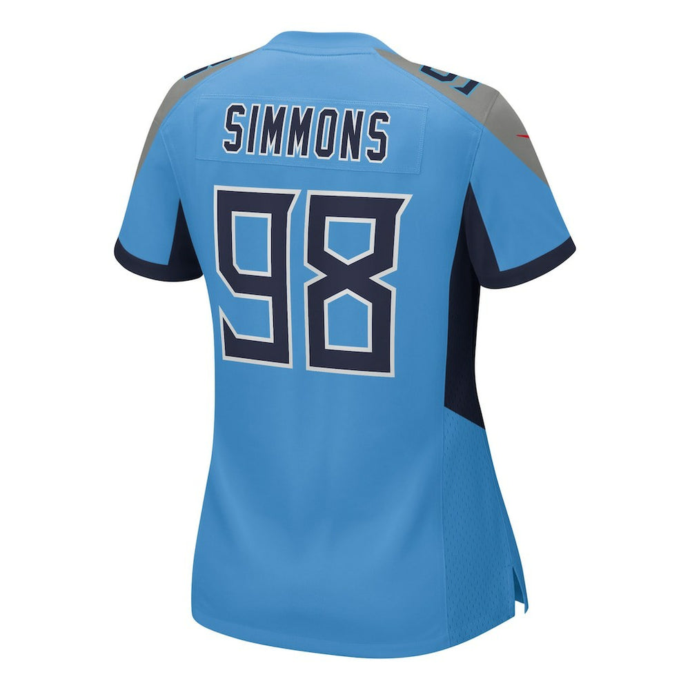 Tennessee Titans Jeffery Simmons  Women's Team Game Jersey | NFL New