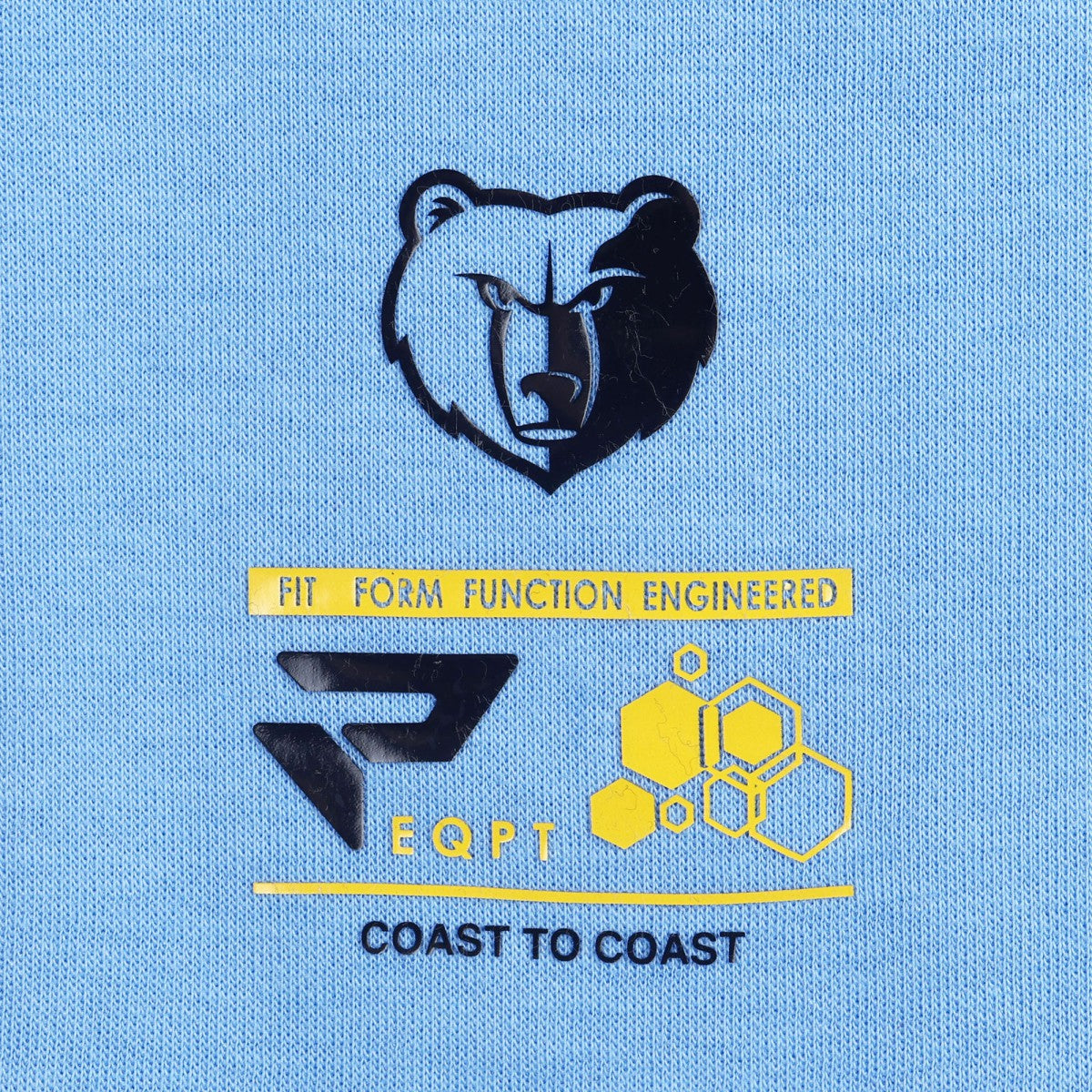 Light Blue Memphis Grizzlies Protege Eco-Poly Interlock Fashion Tonal T-Shirt | NBA