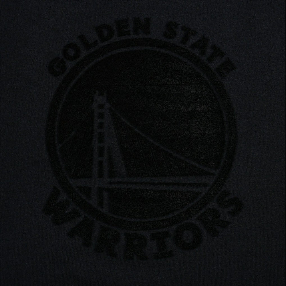 Black Golden State Warriors Protege Eco-Poly Interlock Fashion Tonal T-Shirt sale | NBA