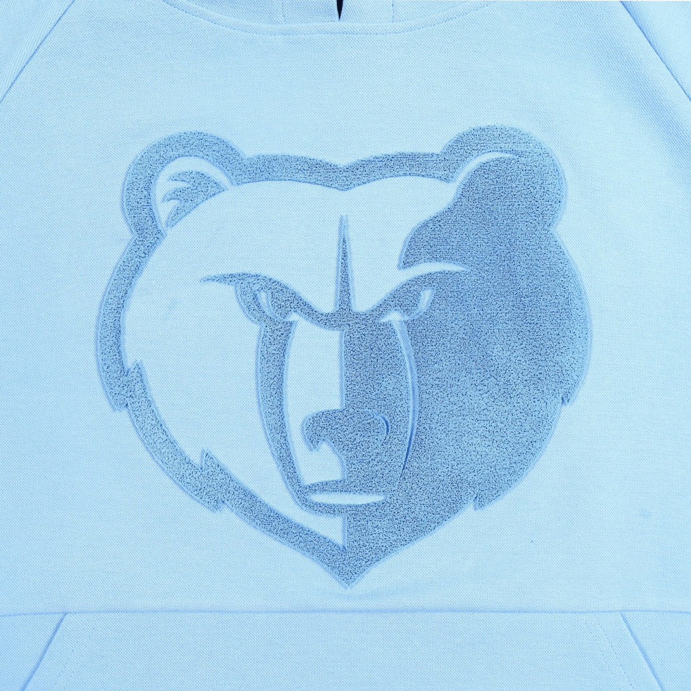 Light Blue Memphis Grizzlies Protege Eco-Poly Interlock Fashion Tonal Hoodie | NBA