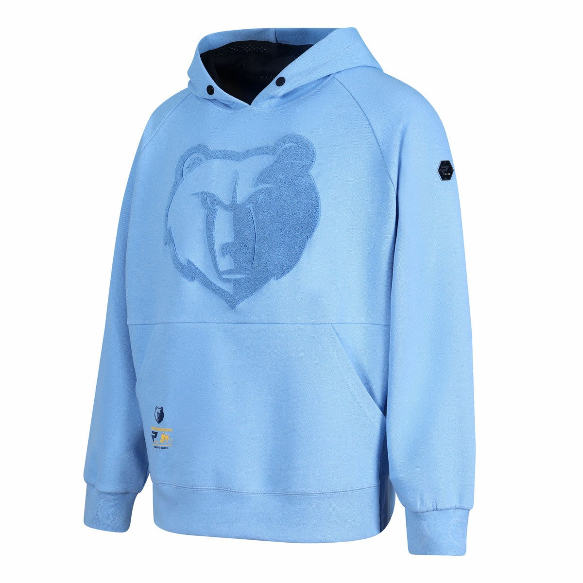 Light Blue Memphis Grizzlies Protege Eco-Poly Interlock Fashion Tonal Hoodie | NBA