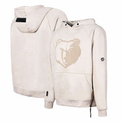 Cream Memphis Grizzlies Protege Eco-Friendly Functional Suede Fashion Tonal Hoodie | NBA
