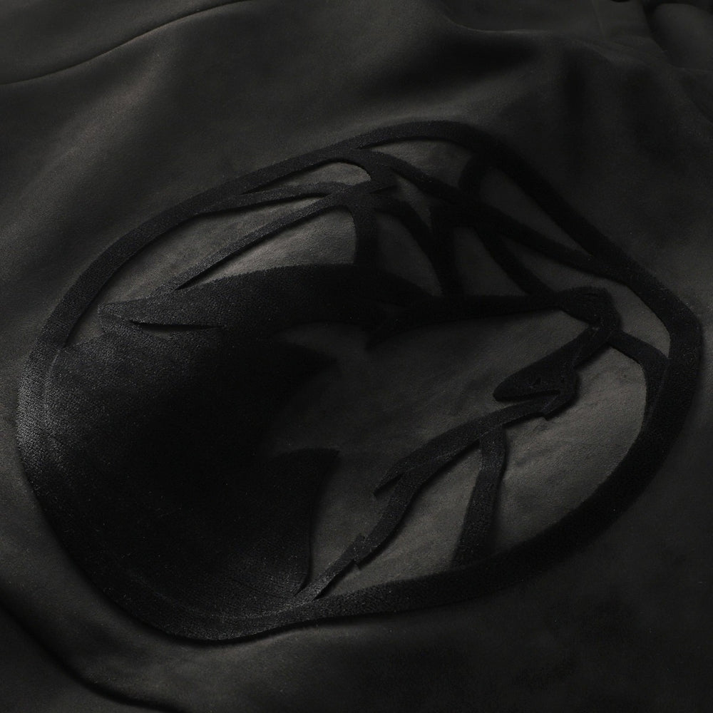 Black Minnesota Timberwolves Protege Eco-Friendly Functional Suede Fashion Tonal Hoodie | NBA