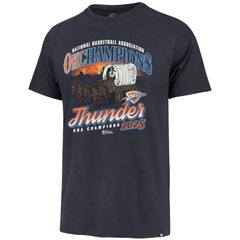 Navy Oklahoma City Thunder '47 2025 NBA Finals Champions Hometown Local Franklin T-Shirt | NBA