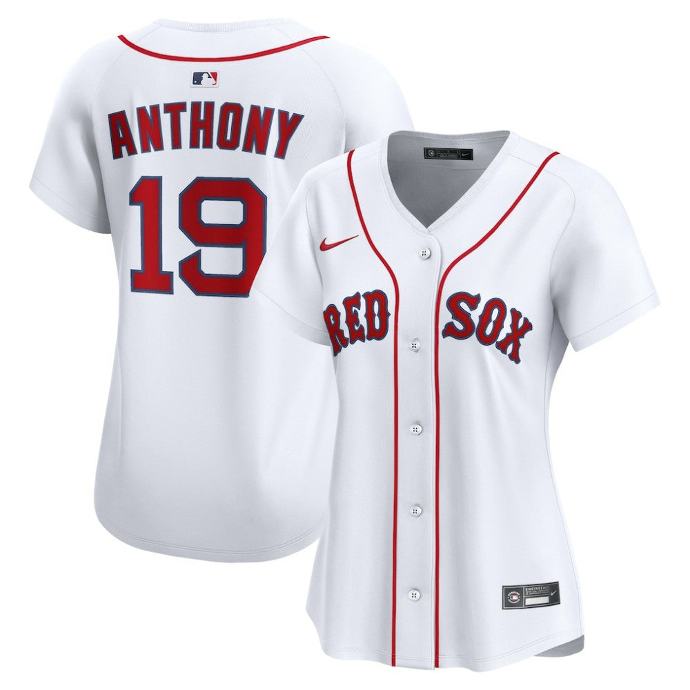 Roman Anthony Boston Red Sox Nike Women's Home Limited Player Jersey - MLB Jerseys