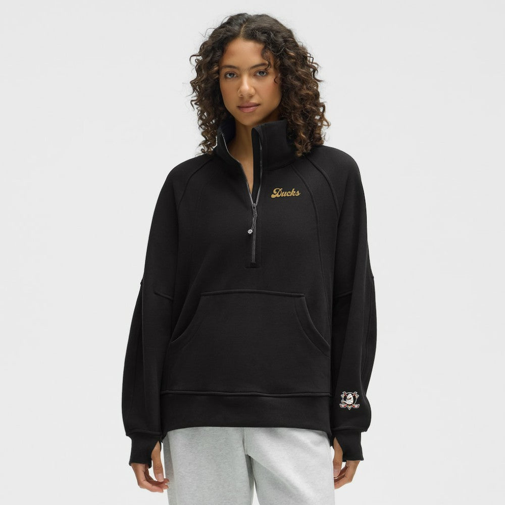 Anaheim Ducks lululemon Women's Long Scuba Oversized Half-Zip Funnel Neck -  NHL