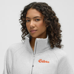 Edmonton Oilers lululemon Women's Long Scuba Oversized Half-Zip Funnel Neck -  NHL