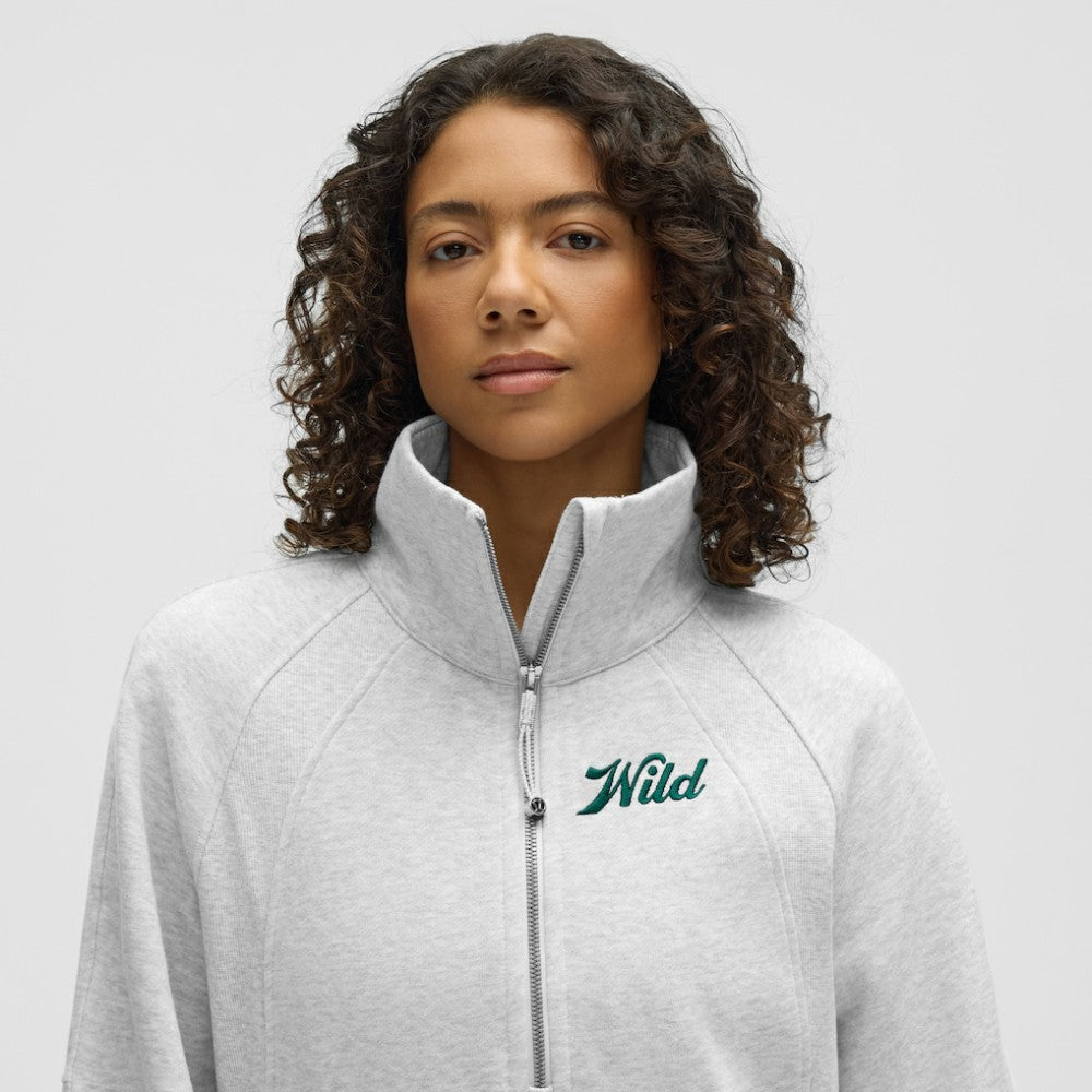 Minnesota Wild lululemon Women's Long Scuba Oversized Half-Zip Funnel Neck -  NHL