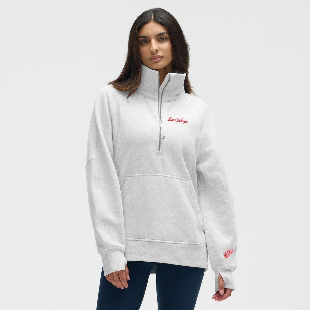 Detroit Red Wings lululemon Women's Long Scuba Oversized Half-Zip Funnel Neck -  NHL