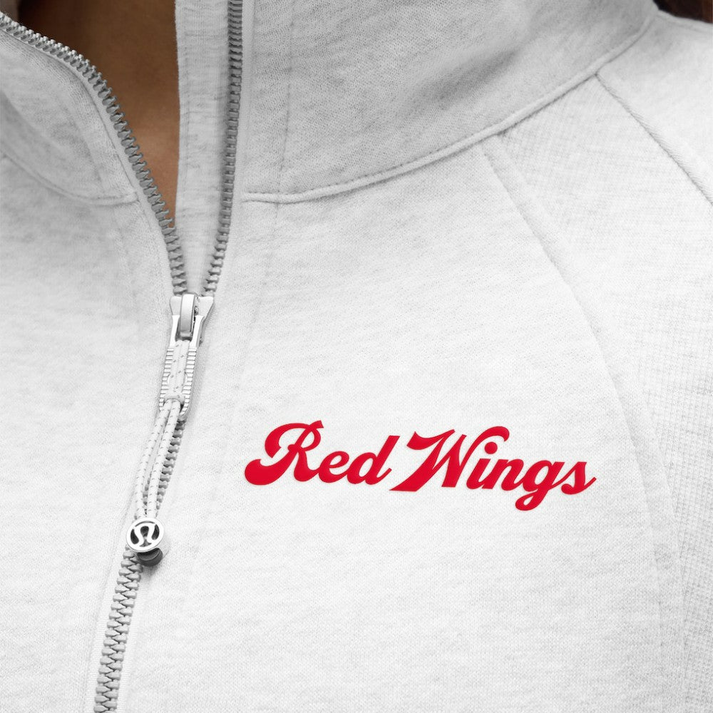 Detroit Red Wings lululemon Women's Long Scuba Oversized Half-Zip Funnel Neck -  NHL