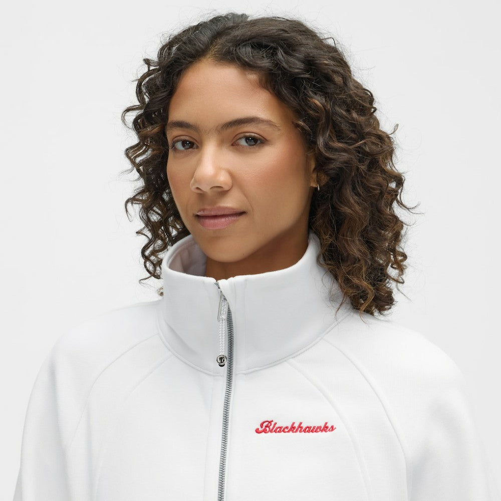 Chicago Blackhawks lululemon Women's Long Scuba Oversized Half-Zip Funnel Neck -  NHL