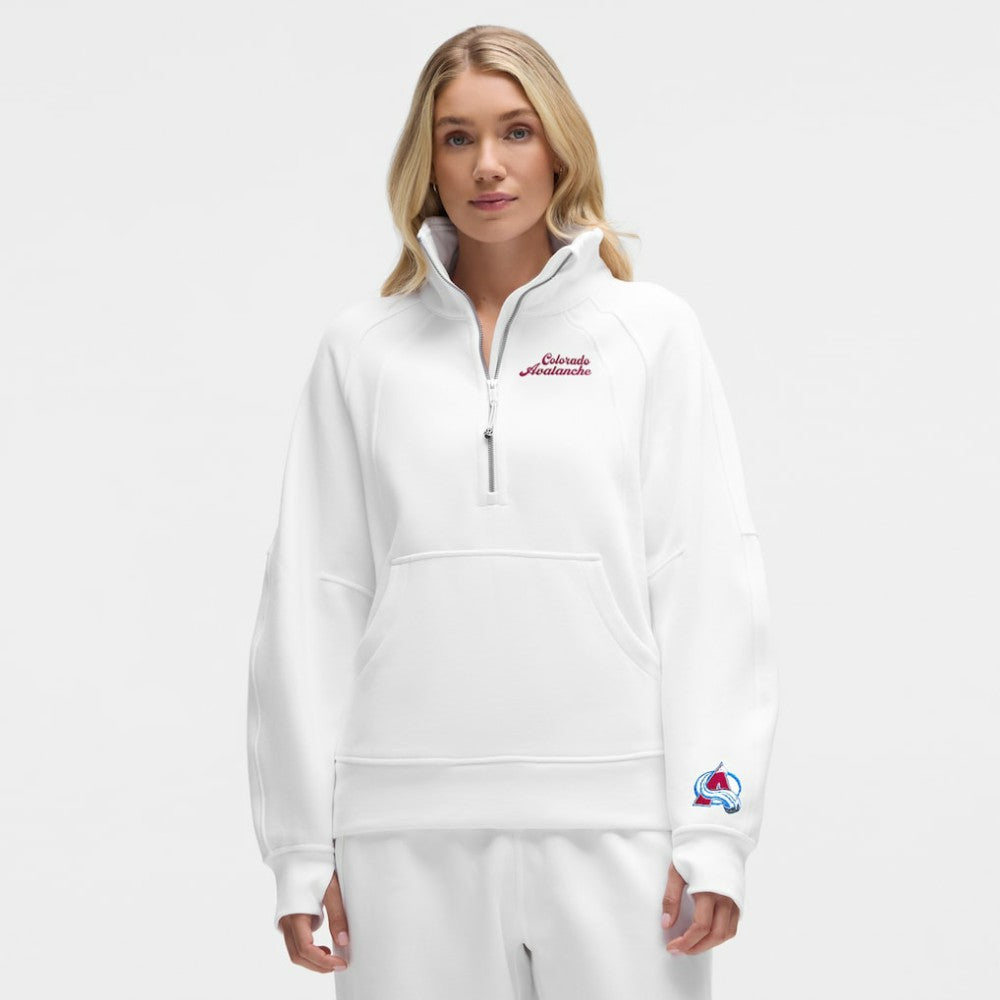 Colorado Avalanche lululemon Women's Long Scuba Oversized Half-Zip Funnel Neck -  NHL