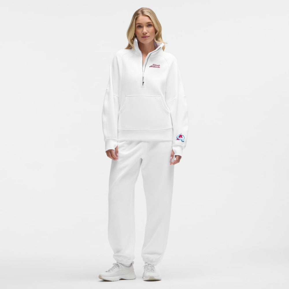 Colorado Avalanche lululemon Women's Long Scuba Oversized Half-Zip Funnel Neck -  NHL