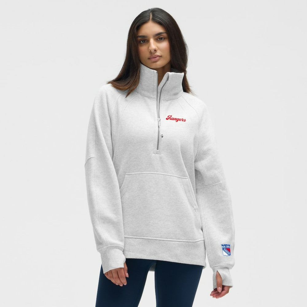 New York Rangers lululemon Women's Long Scuba Oversized Half-Zip Funnel Neck -  NHL