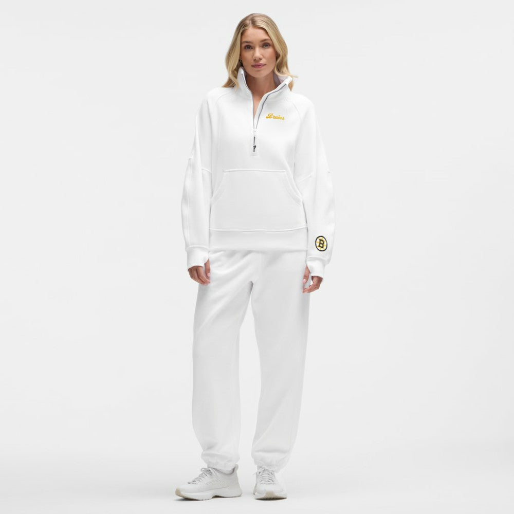 Boston Bruins lululemon Women's Long Scuba Oversized Half-Zip Funnel Neck -  NHL