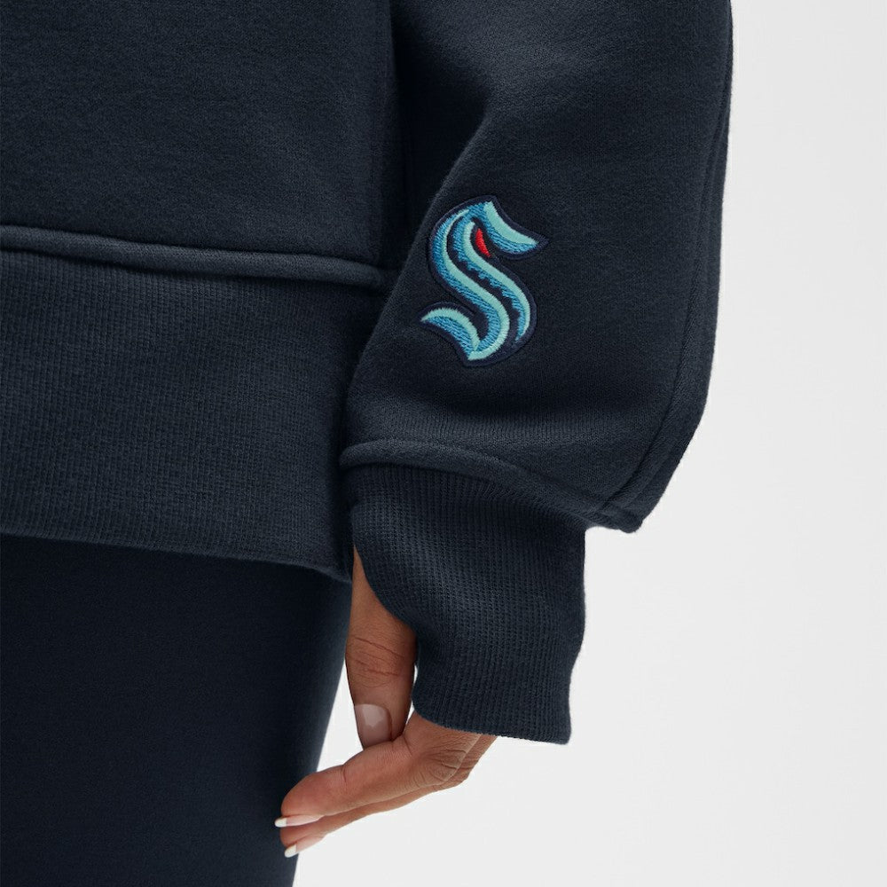 Seattle Kraken lululemon Women's Long Scuba Oversized Half-Zip Funnel Neck -  NHL