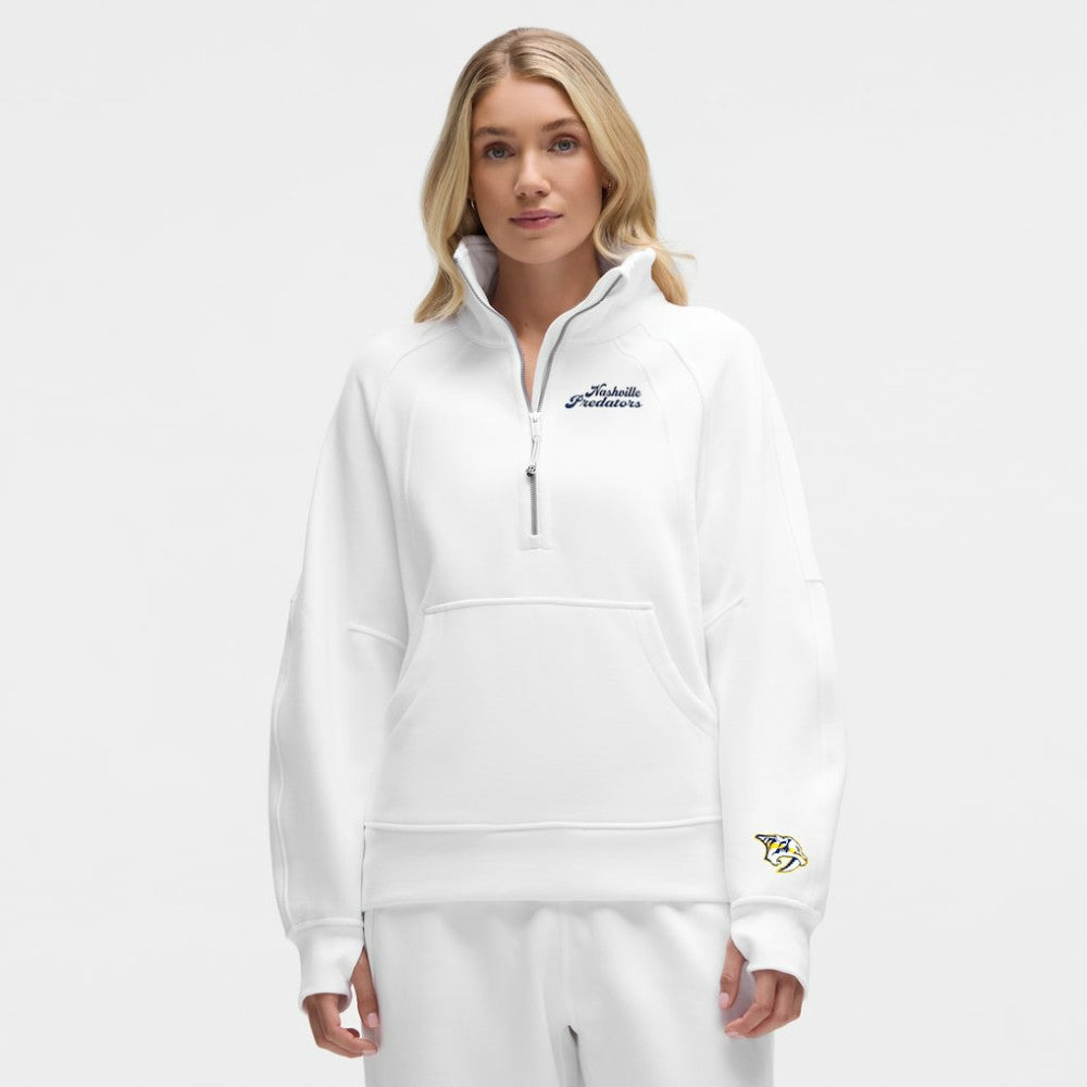 Nashville Predators lululemon Women's Long Scuba Oversized Half-Zip Funnel Neck -  NHL