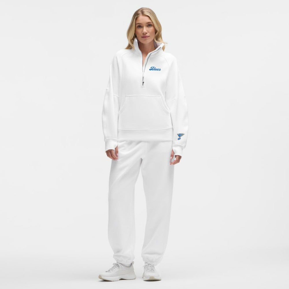 St. Louis Blues lululemon Women's Long Scuba Oversized Half-Zip Funnel Neck -  NHL