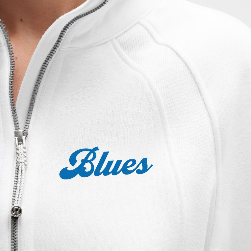 St. Louis Blues lululemon Women's Long Scuba Oversized Half-Zip Funnel Neck -  NHL