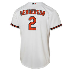 Gunnar Henderson Baltimore Orioles Nike Youth Home Replica Player Jersey - MLB Jerseys