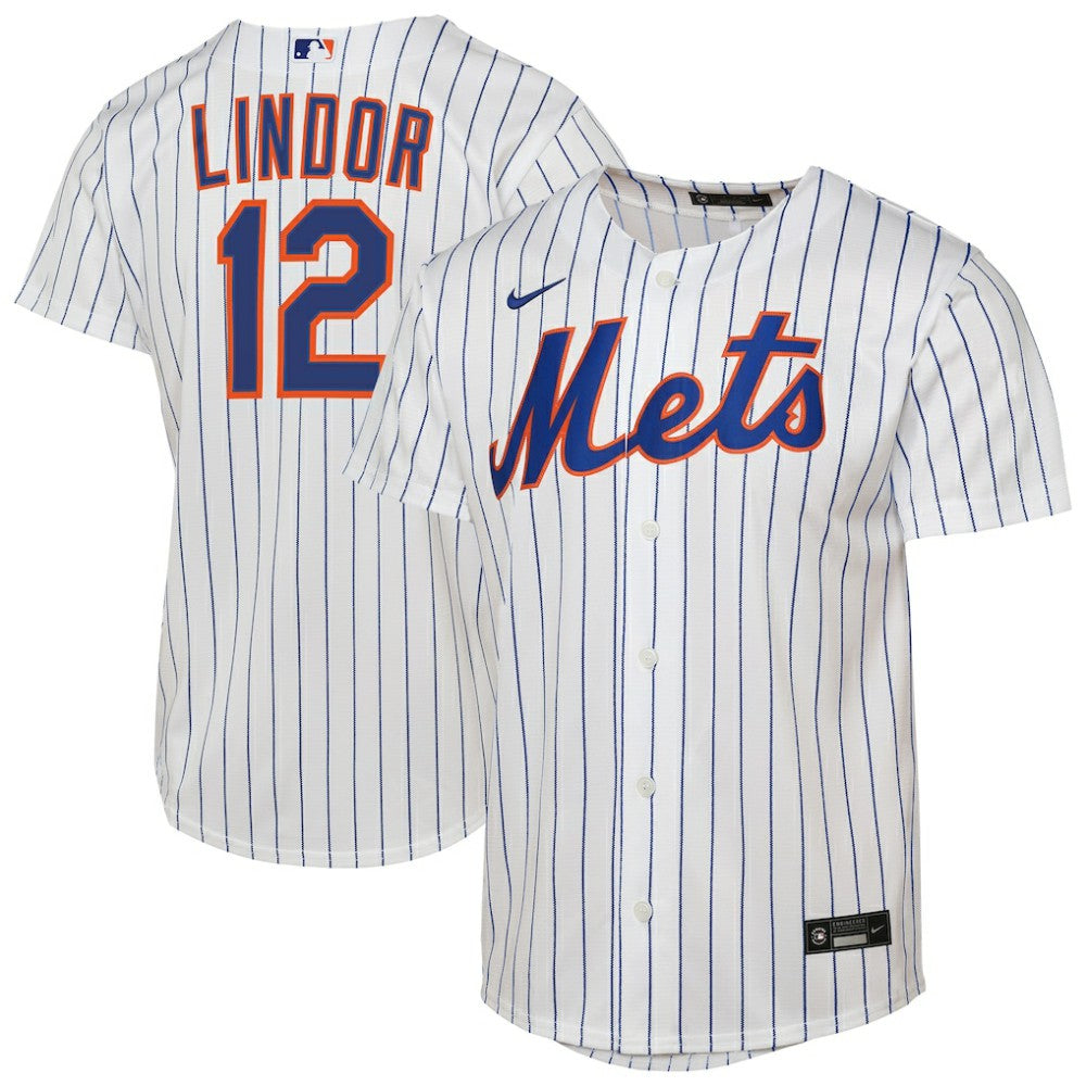 Francisco Lindor New York Mets Nike Youth Home Replica Player Jersey - MLB Jerseys