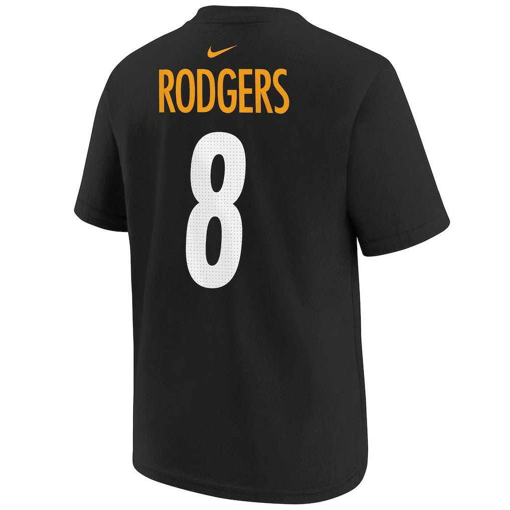 Pittsburgh Steelers Aaron Rodgers  Youth Player Name & Number T-Shirt | NFL On sale