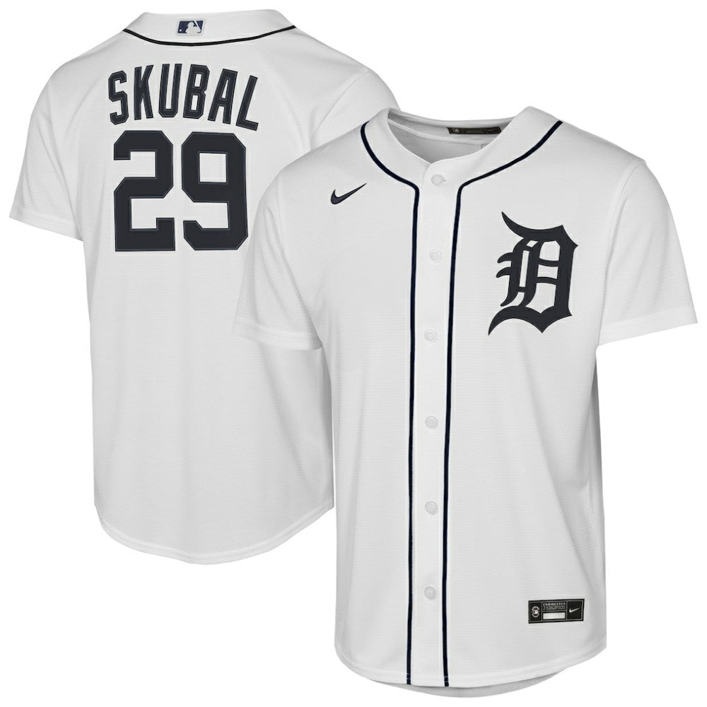Tarik Skubal Detroit Tigers Nike Youth Home Replica Player Jersey - MLB Jerseys