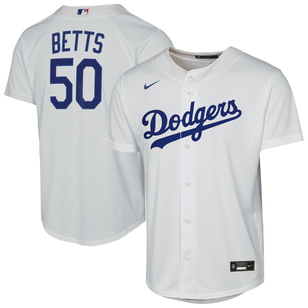 Mookie Betts Los Angeles Dodgers Nike Youth Home Replica Player Jersey - MLB Jerseys