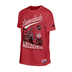 Arizona Diamondbacks New Era  Oversized Throwback Distressed T-Shirt - MLB T-shirts