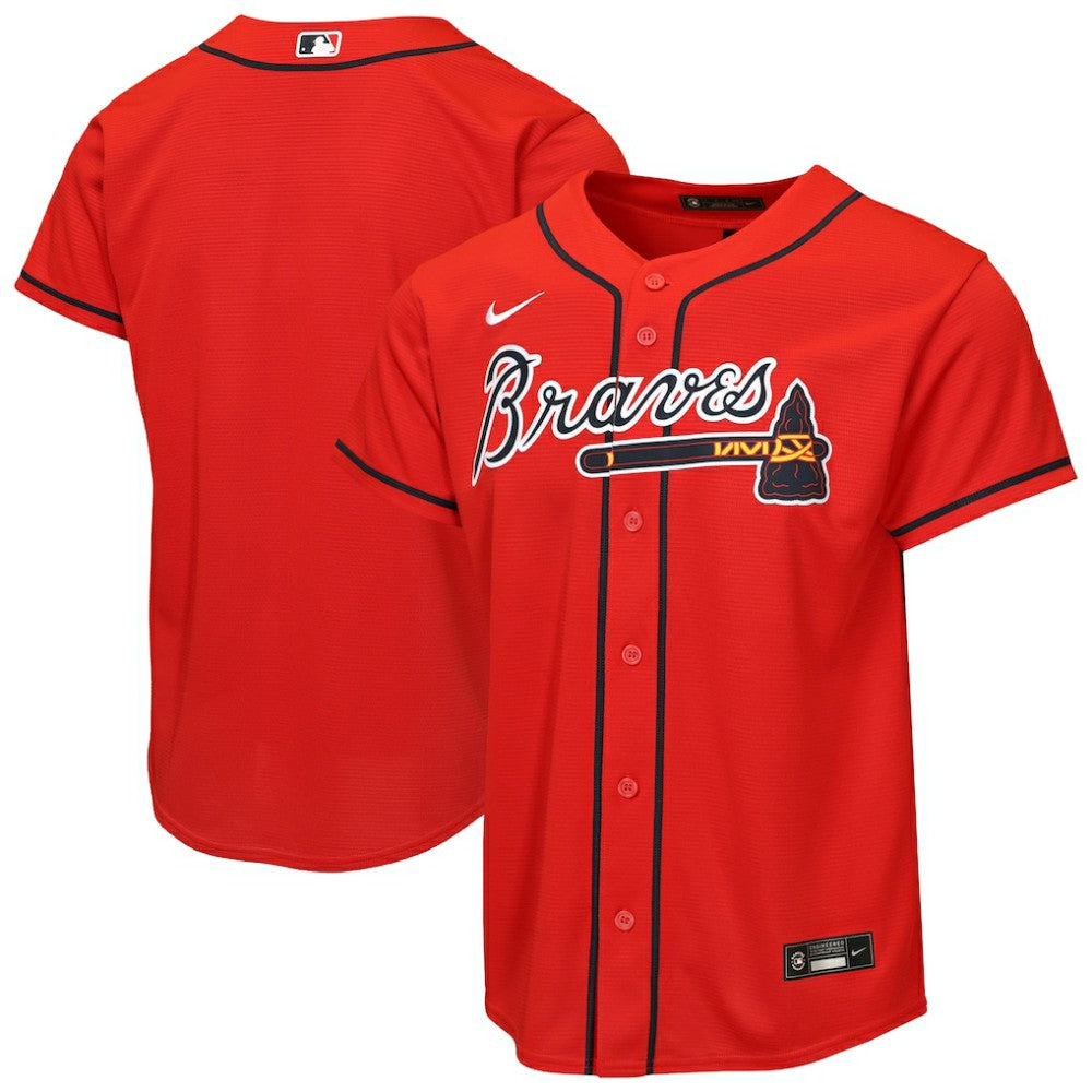 Atlanta Braves Nike Youth Alternate Replica Jersey - MLB Jerseys