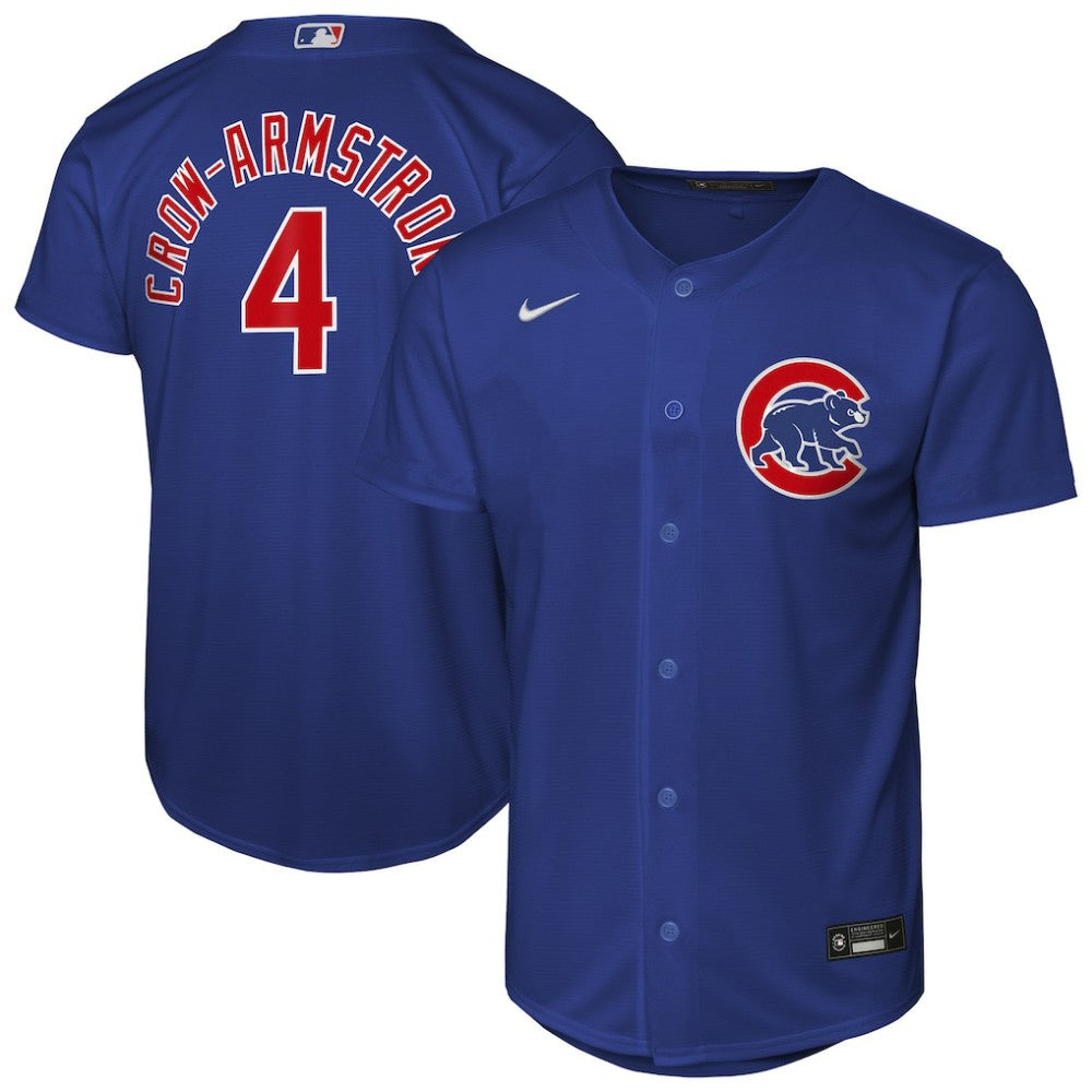 Pete Crow-Armstrong Chicago Cubs Nike Youth Alternate Replica Jersey - MLB Jerseys