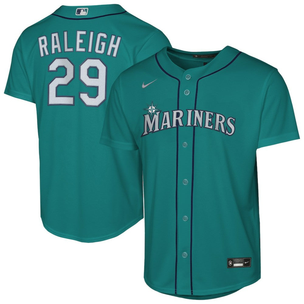 Cal Raleigh Seattle Mariners Nike Youth Alternate Replica Jersey - MLB Jerseys