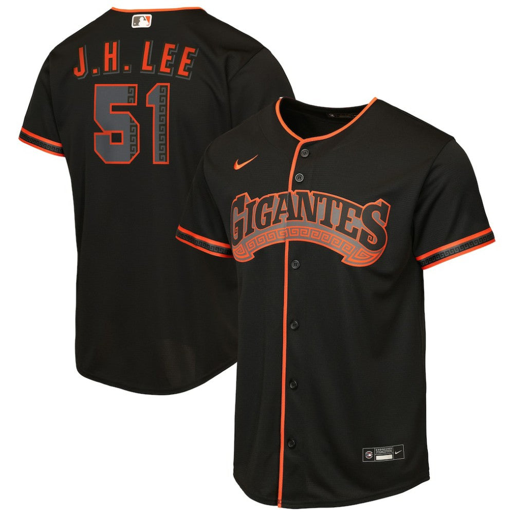 Jung Hoo Lee San Francisco Giants Nike Youth Alternate 2 Replica Jersey - MLB Jerseys